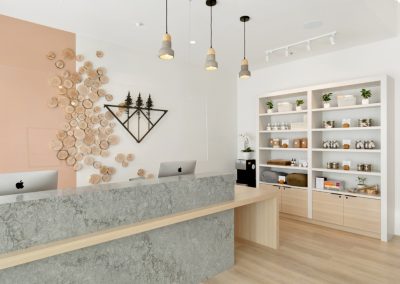 3 Cedars, commercial millwork project