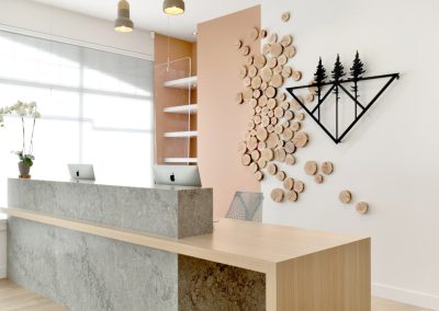 3 Cedars, commercial millwork project