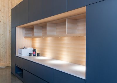 Aurora, commercial millwork project