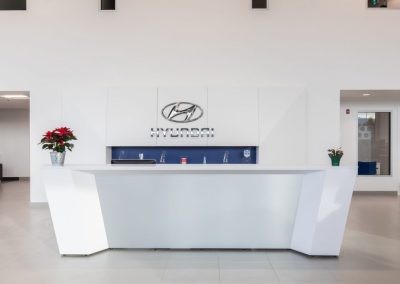 Car Dealerships, commercial millwork project