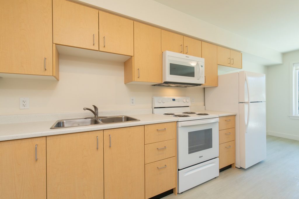 Kitchen at Croftenbrook seniors housing
