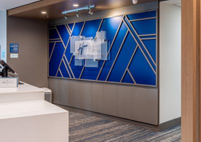 Holiday Inn Express, commercial millwork project