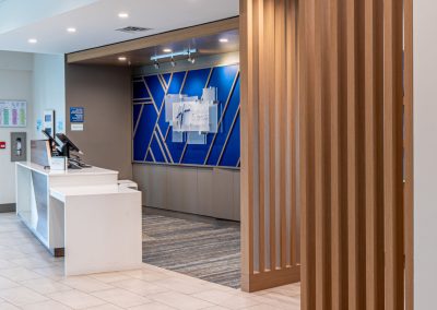 Holiday Inn Express, commercial millwork project