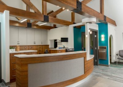 Holly Tree Dental Clinic, commercial millwork project