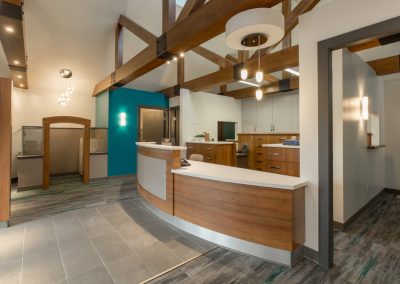Holly Tree Dental Clinic, commercial millwork project