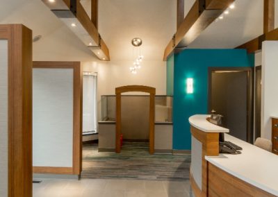 Holly Tree Dental Clinic, commercial millwork project
