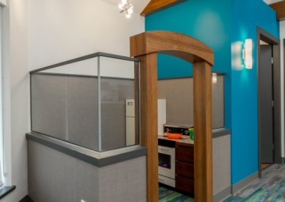 Holly Tree Dental Clinic, commercial millwork project