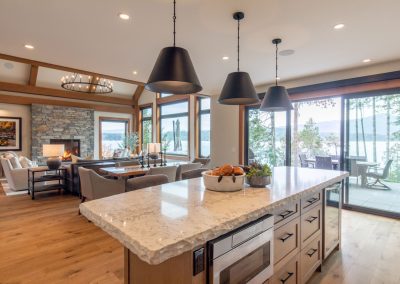 Lake Living, residential millwork project