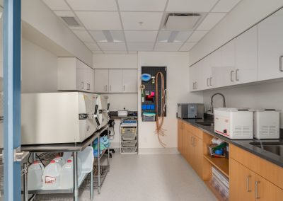 Orca Veterinary Clinic, commercial millwork project
