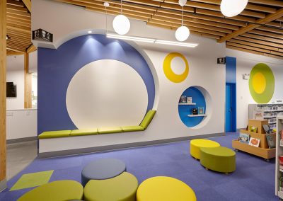Sooke Library, commercial millwork project