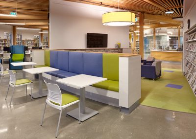 Sooke Library, commercial millwork project