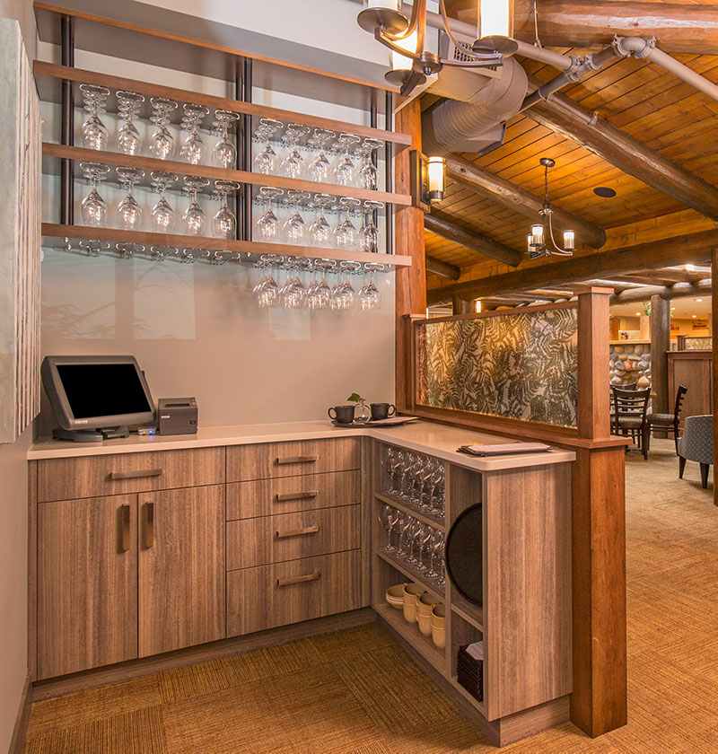 Bar millwork, Tigh-Na-Mara Resort