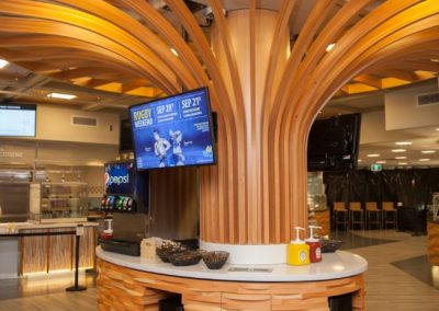 UVic Food Services Project, commercial millwork project