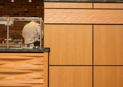 UVic Food Services Project, commercial millwork project