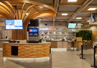 UVic Food Services Project, commercial millwork project